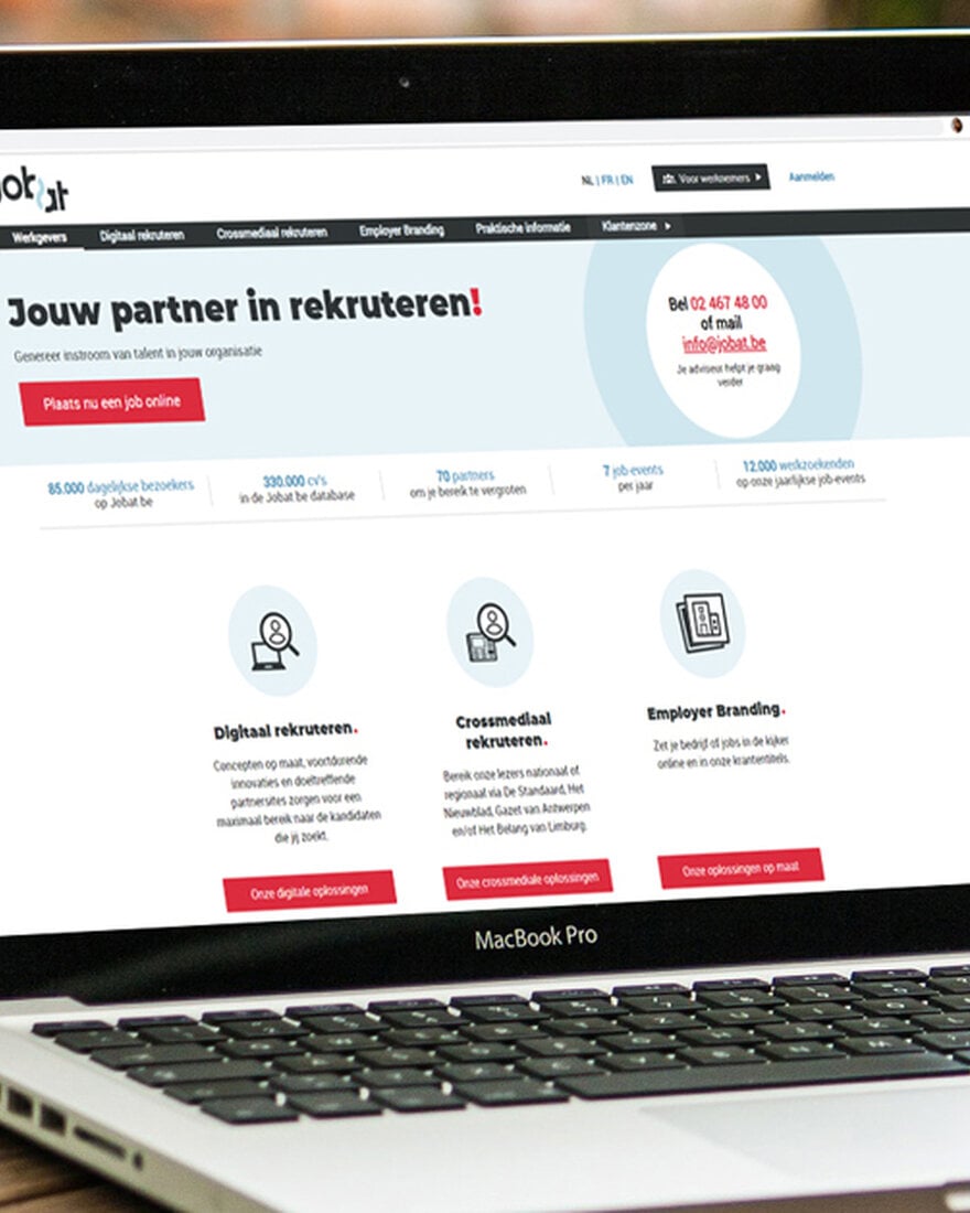 Mediahuis en DPG Media lanceren JOBAT, het talentnetwerk