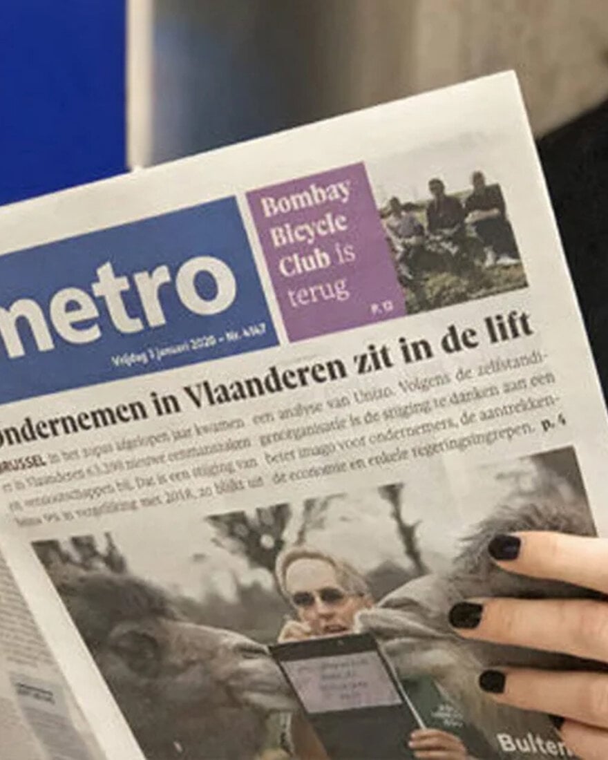 Mediahuis verkoopt aandelen in Belgische Mass Transit Media (Metro) aan Groupe Rossel